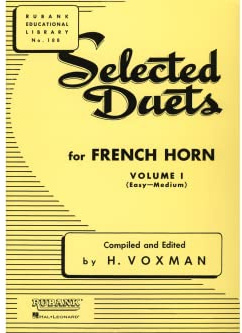 Selected Duets for French Horn Vol.1.: Volume 1 - Easy to Medium: 188 (Rubank Educational Library)