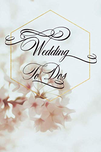 Wedding To Dos: Checklistenbuch mit To Do Listen zum Planen und Abhaken - Motiv Kirschblüten