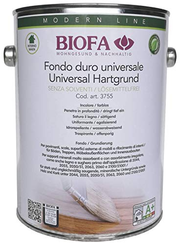 BIOFA 3755 INCOLORE 2,5 l fondo duro naturale per legno