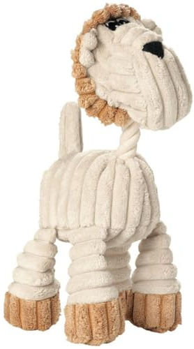HUNTER Hundespielzeug HUGGLY, für kleine und mittlere Hunde, Plüschspielzeug, Kuschelspielzeug, weich, kuschelig, niedlich, waschbar, Stil: Zoo Lion, Größe: 25 cm