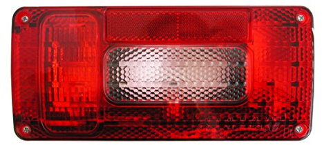 ProPlus 343622S Rücklicht für Anhänger, Rückleuchte linke Seite , Anhängerrückleuchte inkl. Leuchtmittel mit E-Prüfzeichen