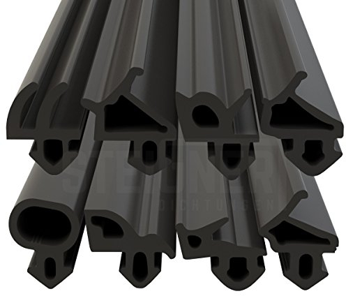 Guarnizione tipo SFD per finestre in alluminio, PVC, legno con profilo a camera cava EPDM in gommapiuma, paraspifferi per porte e finestre