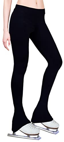 NY2 SPORTSWEAR Figure Skating Practice Pants - Black - Adult Sizes- (Adult Medium)