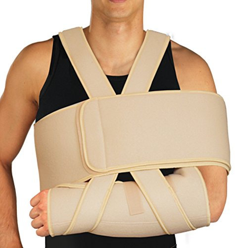 Armschlinge Schulter-Arm-Bandage verstärkt mit Klettverschluss Einheitsgröße 0110-01