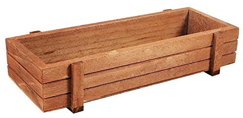 Yosoo Blumenkasten aus Holz, Rechteck, Blumen, Pflanzen, dekorativ, 22,5 x 8,4 x 4,1 cm