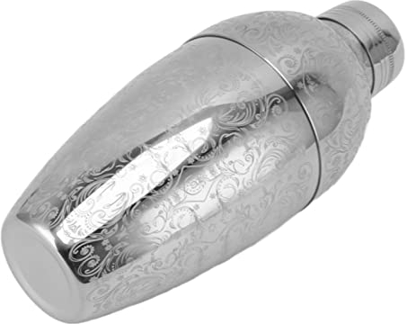 Juego De Coctelera - Mezclador De Bar De Acero Inoxidable 304 Estilo Americano Para Accesorios De Bar - Perfecto Para Mezclar Deliciosos Cócteles Con Estilo(Nuevo grabado americano)