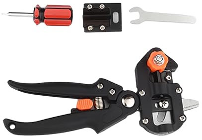 2-in-1 Veredelungswerkzeug, Gartenschere, Ersatz-Veredelung, Gartenclips für Obstbaum, Veredelung, Garten-Werkzeug