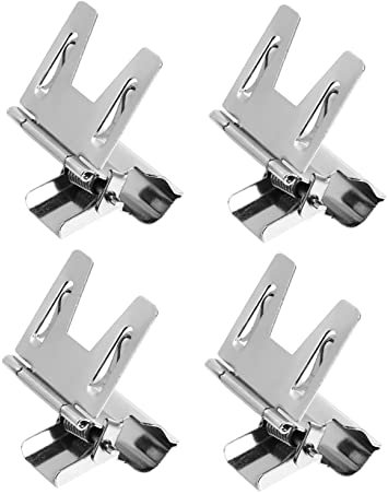 STOBOK 4stücke Preisschildhalter Mit Clip Für Einzelhandel Brot Tag Halter Shop Supermarkt Metall Werbung Clips Schilderhalter Etikettenhalter Etikettenständer Etikettenclip