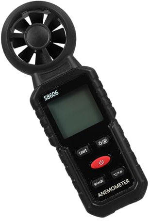 Sosoport Digitales Windgeschwindigkeitsmesser Aus Präzisionsanemometer Für Außenbereich Handwindmesser Für Windmessung Robustes Und Tragbares Windmessgerät