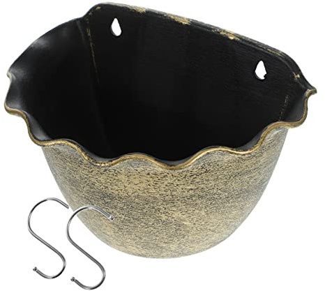 UPKOCH Hängender Wandpflanzer Balkon Vintage Blumentopfhalter Kunststoff Groß Mit Ablaufsystem Wandbehang Für Zimmerpflanzen Und Garten