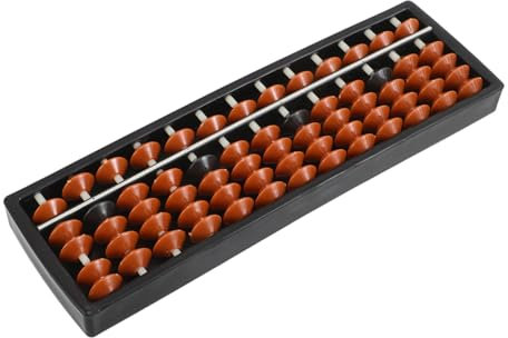 NUOBESTY Abacus Für Junge Mädchen Reihen Bunte Perlen Leichtes Kunststoffmaterial Lernspielzeug Zur Entwicklung Von Mathematikfähigkeiten Und Logischem Tragbar Für Zuhause Und Schule