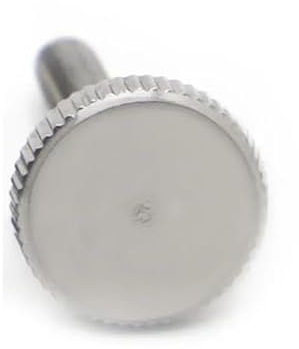 2 stücke M2 M2.5 M3 M4 304 Edelstahl Rändelkopf Handfestziehen Vorhangwand Glasschloss Rändelschrauben Bolzen(12mm,M2 2pcs)