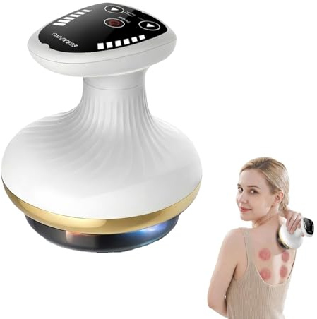 Vacuvia Massage 4-in-1 Massagegerät gegen Cellulite - Für straffere Haut, bessere Durchblutung & Tiefenmassage mit Wärme, für Zuhause