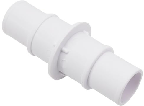Getdoublerich Giunto per tubi flessibili in plastica per aspiratori di piscine, collega tubi da 3,8 cm e 3,8 cm per piscine e spa interrate o fuori terra
