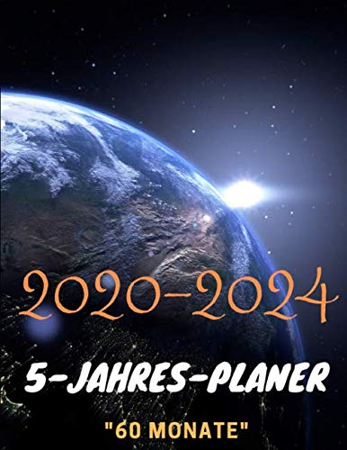 5-Jahres-Planer 2020-2024 60 Monate: Jahresplaner Monatskalender