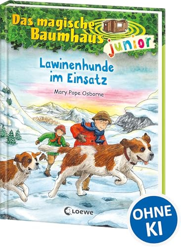 Das magische Baumhaus junior (Band 40) - Lawinenhunde im Einsatz: Der Kinderbuchklassiker zum Vorlesen und ersten Selberlesen - Mit farbigen Illustrationen - Für Mädchen und Jungen ab 6 Jahren