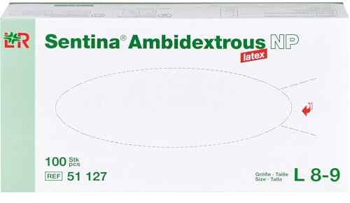 Sentina Ambidextrous Unters.Hands.puderfr.Gr.L 100 St