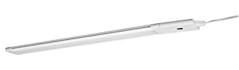 LEDVANCE Battery powered luminaire LED: för skåpets undersidor, Cabinet LED Slim / 6 W, 220 240 V, spridningsvinkel: 110°, varm vit, 3000 K, material: polycarbon. (pc)/acrylonit., IP20