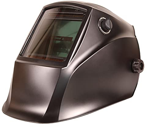 WELDINGER AH 500 Realcolor Automatik-Schweißhelm DIN 5-8/9-13 Panoramasichtfeld solar Mattschwarz