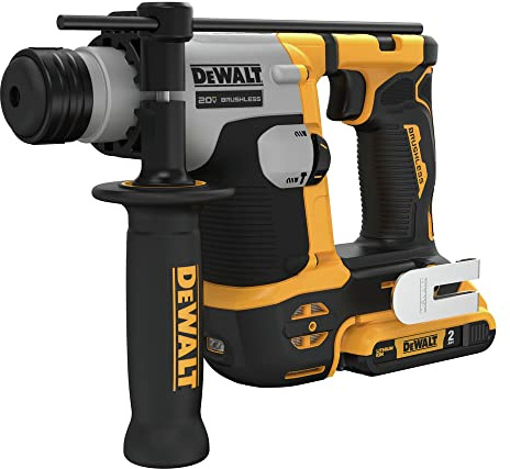 Dewalt DCH172D2 20V MAX ATOMIC sans balais Lithium-Ion 5/8 SDS-PLUS Kit marteau rotatif sans fil avec 2 batteries (2 Ah)
