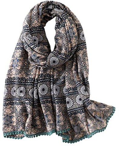 FAIRYGATE Schal Damen Mode Oversize Deckenschal mit Fransen XXL Schals & Tücher für Frauen