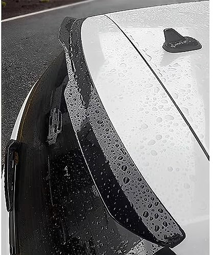 YHQKJ Auto Spoiler Posteriore per Citroen C3 Pluriel 2003-2010, Ala Posteriori Tetto Bagagliaio Spoiler ABS Alettone Labbro Kit Carrozzeria Accessori,B/Glossy Black
