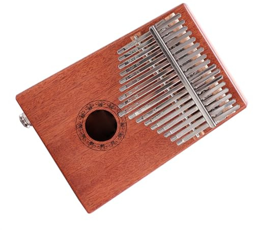 17-Tasten-EQ-Kalimba-Finger-Daumen-Klavier Mit Integriertem Tonabnehmer Und 6,35-mm-Audioschnittstelle Kalimba Musikinstrument (Color : B)