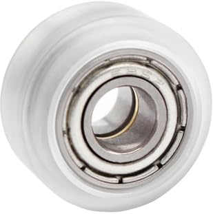 TUBBEK Kleines transparentes POM-Rad, Kunststoff, Passive Riemenscheibe mit 685z-Lager, Umlenkrolle, Perlin-Rad for 3D-Druckerteile (Color : 1pc)