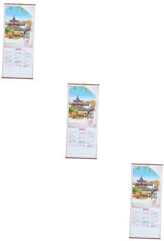 Tofficu 3stücke Hängender Wandkalender Hochauflösender Familienplaner Im Stilvollen Design Für Notizen Und Planung Für Zuhause Und Büro Gedruckt Und Einfach Zu Verwenden