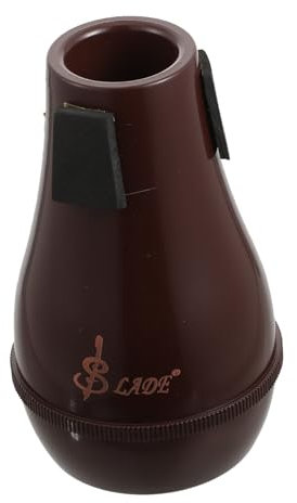 WHAMVOX Posaunendämpfer Aus Abs Zum Üben Leiser Dämpfer Dunkelroter Ton Zur Verwendung