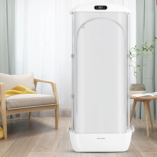 Genérico Secadora Vertical portátil, máquina de Planchado automático, Secadora de Ropa, máquina de Secado a Vapor, portátil, para el hogar, máquina para Planchar Ropa, máquina para Eliminar Arrugas y