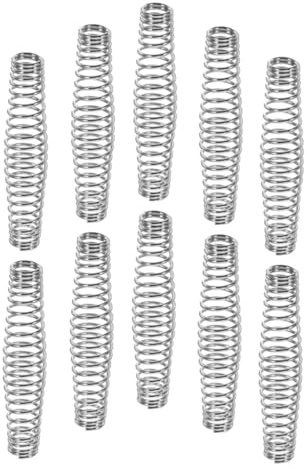 GAROZATION 10pcs Gardening Pruner Spring Part of Stainless Steel Scissors Springs for Hedge Trimmer