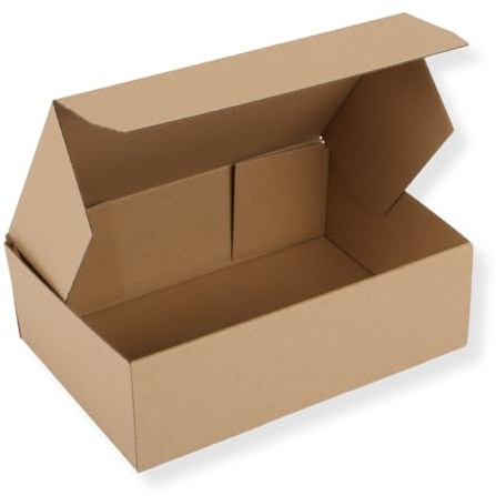 Karton 240 x 160 x 80 mm (100 Stück), DHL Kleinpaket, Versandkarton, Faltkarton, Schachtel, braun