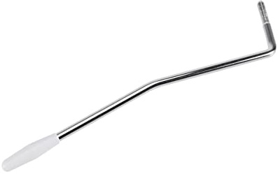 Mipcase Leva in con Tremolo e per Filettatura Chitarra Elettrica Argento 5.0 Mm Metallo Plastico, Ricambio Singolo per Ponte Musicisti