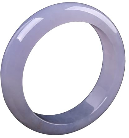 Armbänder, Lavendel Jade Armreif Armband für Frauen, Purpur Retro Chinesische Achatarmschmuck (60 mm)