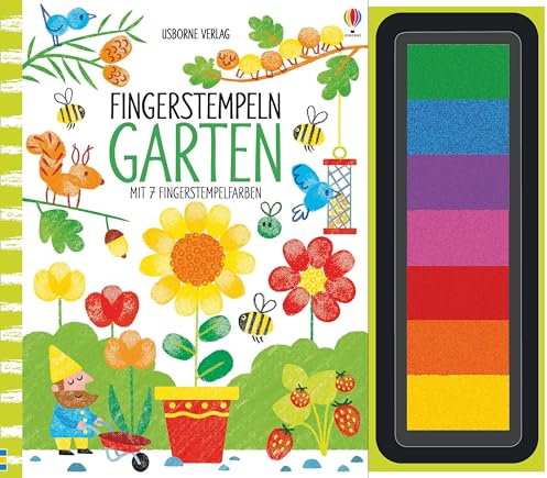 Fingerstempeln: Garten: mit 7 Fingerstempelfarben (Fingerstempeln-Reihe)