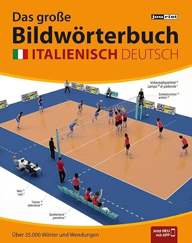 JOURIST Das große Bildwörterbuch Italienisch-Deutsch: 35.000 Wörter und Wendungen: 35.000 Wörter und Wendungen. Gratis per Download: das sechssprachige Bildwörterbuch-App.