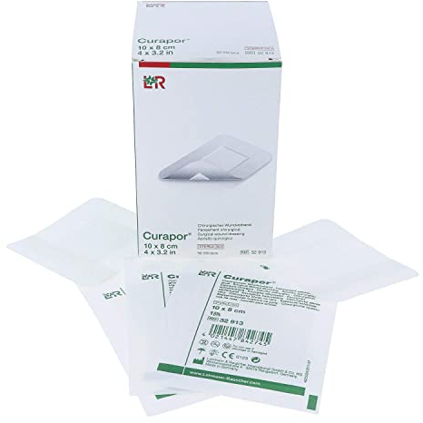 Curapor chirurgischer Wundverband steril 10 cm x 8 cm (50 Stück)