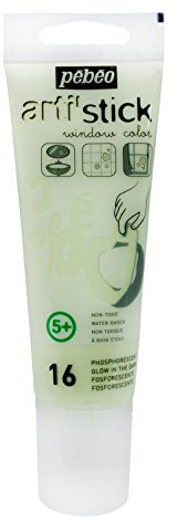 Arti'Stick Repositionable Window Paint 75ml - Glow In The Dark by Pebeo