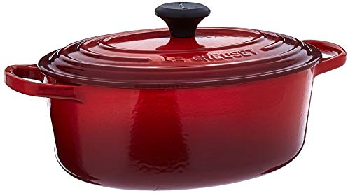 Le Creuset Enameled cast Iron Signature OVAL French forno olandese, 2 3/4 quart, ciliegia