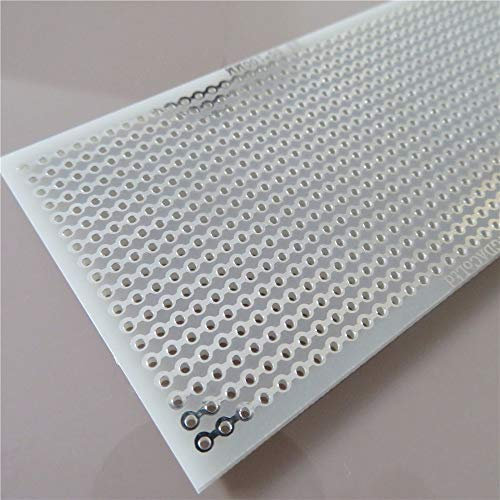 jingtongda 5 Stk 5x10cm Streifenraster Veroboard Stripboard Fibreglass FR4 Prototype Paper PCB Platine Leiterplatte Experiment Matrix Circuit Board lochraster punktraster breadboard