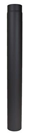 LANZZAS Ofenrohr 1000 mm im Durchmesser, DN Ø 120 mm, Farbe: schwarz-metallic - weitere Rohre aus unserem Sortiment, finden Sie hier.