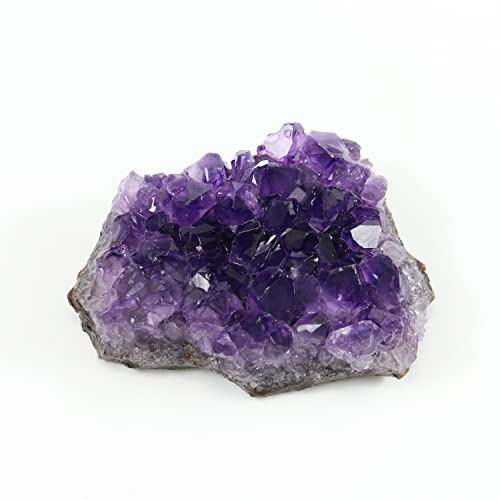 Nvzi Amethyst Druse, Amethyst Stein, Amethyst Kristalle, Kristalle Heilsteine, Bergkristall Rohstein, Roher Amethyst, Natürliche Amethyst-Geodenhöhlen Kristalle Heilsteine(100G) | Bergkristall Rohstein,Roher Amethyst,Natürliche Amethyst-Geodenhöhlen Kristalle Heilsteine