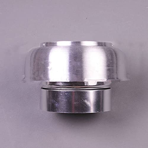 VLIZO Wetterfeste Pilz-Luft-Entlüftungsdach-Entlüftungskappe-Abdeckung 5 / 6 Kaminkappen abdecken Aluminium-selbstfarbige Kieselöffnungsöffnungsöffnungen Dachhaube-Auspuff (Size : 6 Inch)