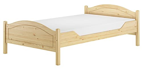 Erst-Holz Überlanges Einzelbett 120x220 Kiefer Massivholz Landhausstil V-60.30-12-220Rollrost und Matratze inkl.