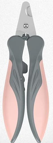 EWANTO 5X Krallenschere für Hunde und Katze aus Edelstahl Krallenzange Krallenpflege Schneider für Haustiere Nagelknipser Pink