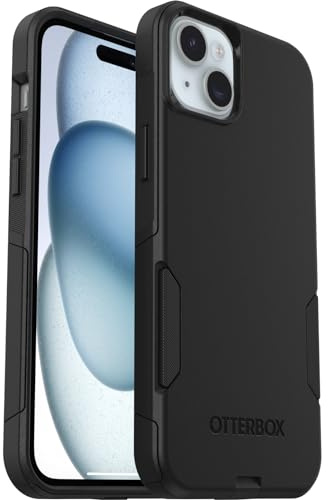 OtterBox Commuter Hülle für iPhone 15 Plus/14 Plus, Schwarz | Sturzsichere, schützende Hülle, 3x getestet nach Militärstandard, Keine Einzelhandelsverpackung