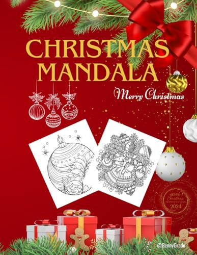 Christmas Mandala: Welcome to an enchanted world of Magical Christmas Mandalas
