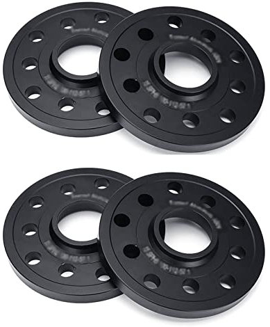 dzstnbhd Spurplatten DistanzscheibenWindows 2/4 Stücke Schwarz Spurverbreiterung Adapter Für Vw Für Golf Für Jetta Für Für EOS Für Tiguan Für Cc Für Passat PCD 5x100/5x112 Cb 57,1(4X)