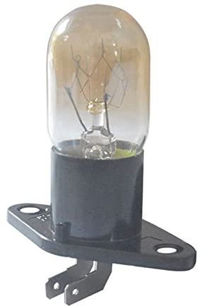 Kadagg Lampadina per Forno a microonde 250V 2A Lampadina LED per Illuminazione Frigorifero con Base Lampadina di Ricambio per elettrodomestici ad Alta Temperatura Plastica + Vetro